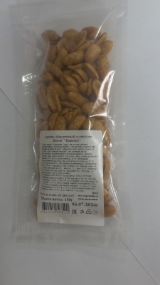 Арахис обжаренный со вкусом БЕКОН "Барахис" 100гр ООО КРПЗ ”Морепродукты“